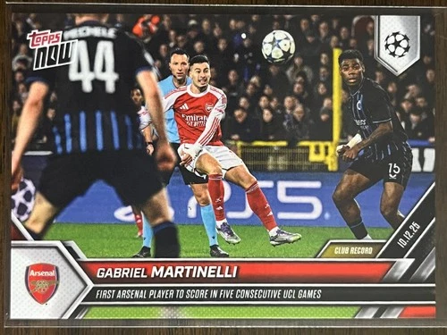 Gabriel Martinelli 2025 Topps NOW #70