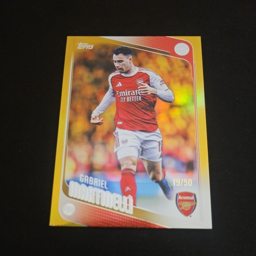 Gabriel Martinelli 2025 Topps UCC Flagship Gold Refractor /50