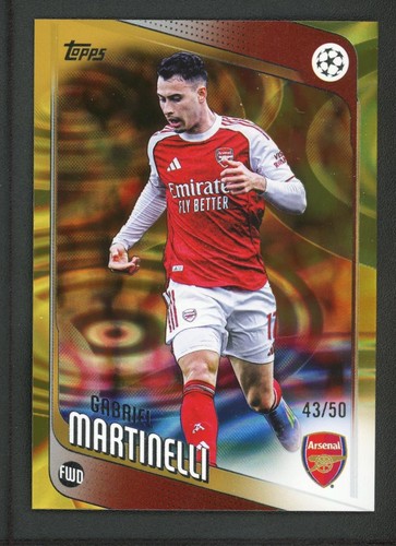 Gabriel Martinelli 2026 Topps UEFA Champions League 43/50