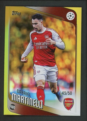 Gabriel Martinelli 2026 Topps UEFA Champions League /50