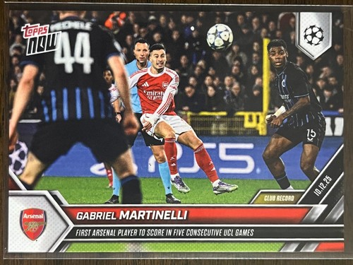 Gabriel Martinelli 2025 Topps UEFA Champions League AHORA
