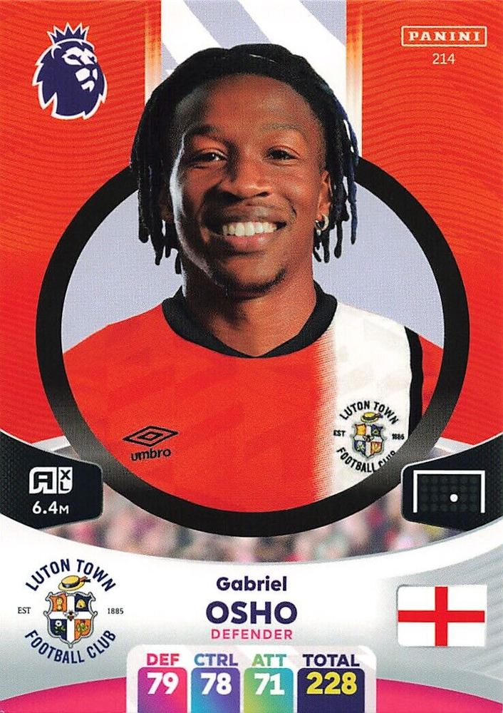 Gabriel Osho 2024 Panini Adrenalyn XL Premier League