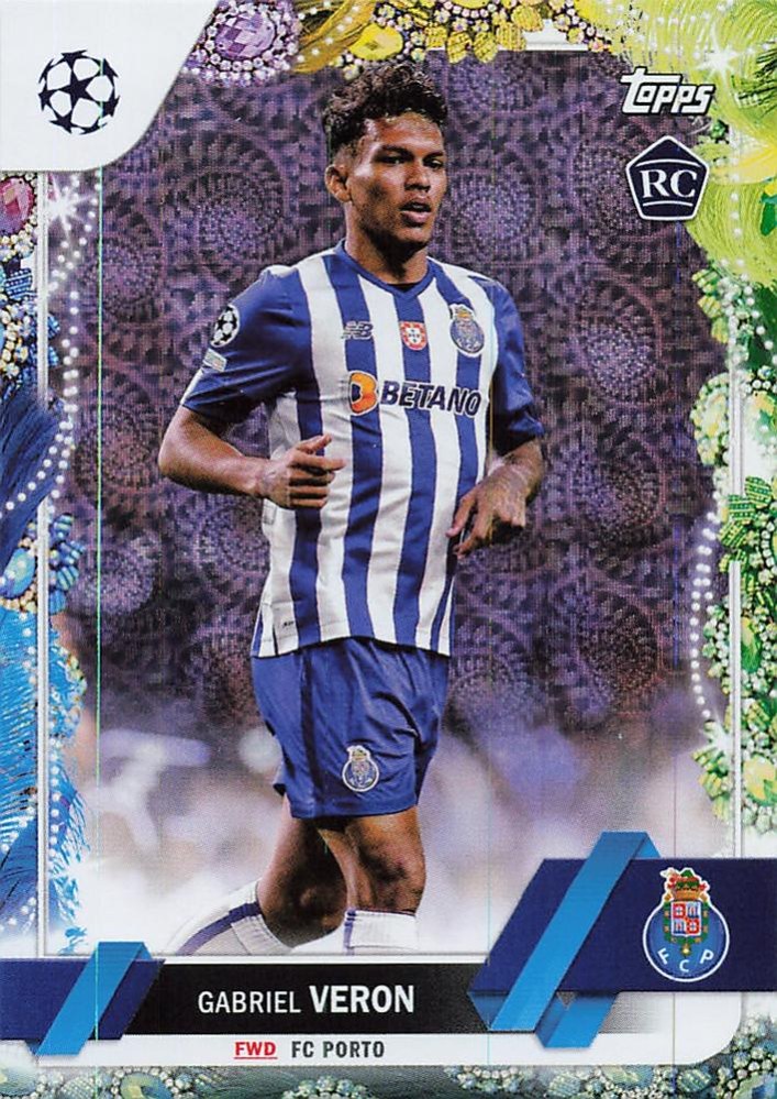 Gabriel Veron 2022 Topps UEFA Club Competitions Carnaval Edition