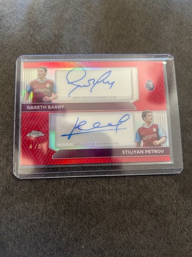 Gareth Barry / Stiliyan Petrov 2026 Topps Chrome Red /5