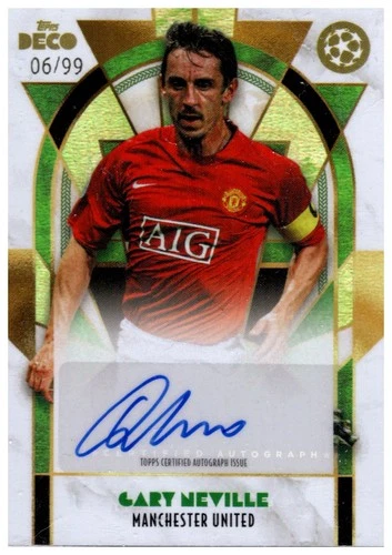 Gary Neville 2024 Topps DECO /99