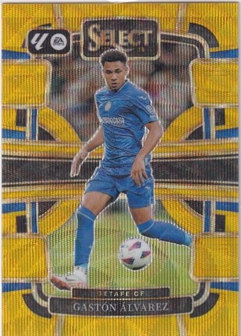 Gaston Alvarez 2023 Panini Select Gold Wave Prizm /10