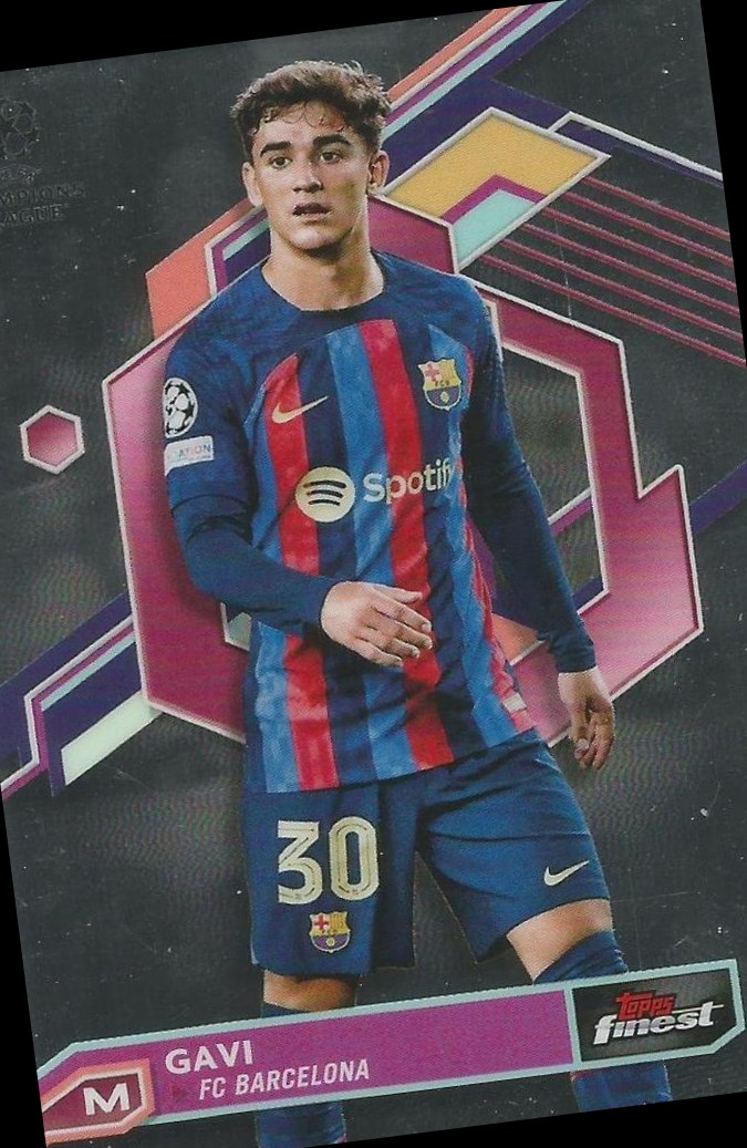 Gavi 2022 Topps Finest UEFA 19