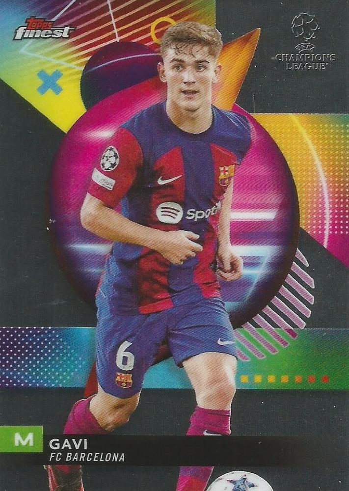 Gavi 2023 Topps Finest UEFA Club Competitions