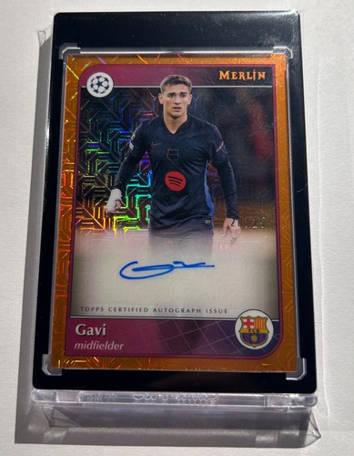 Gavi 2024 Topps Merlin Chrome Arancione Mojo /25