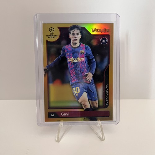Gavi 2021 Topps Merlin Chrome Gold /50