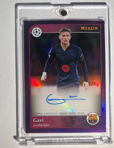 Gavi 2024 Topps Merlin Chrome Purple /8