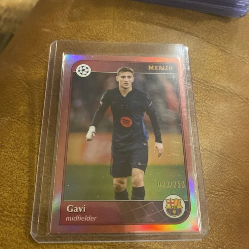 Gavi 2025 Topps Merlin Chrome Rose Gold /250