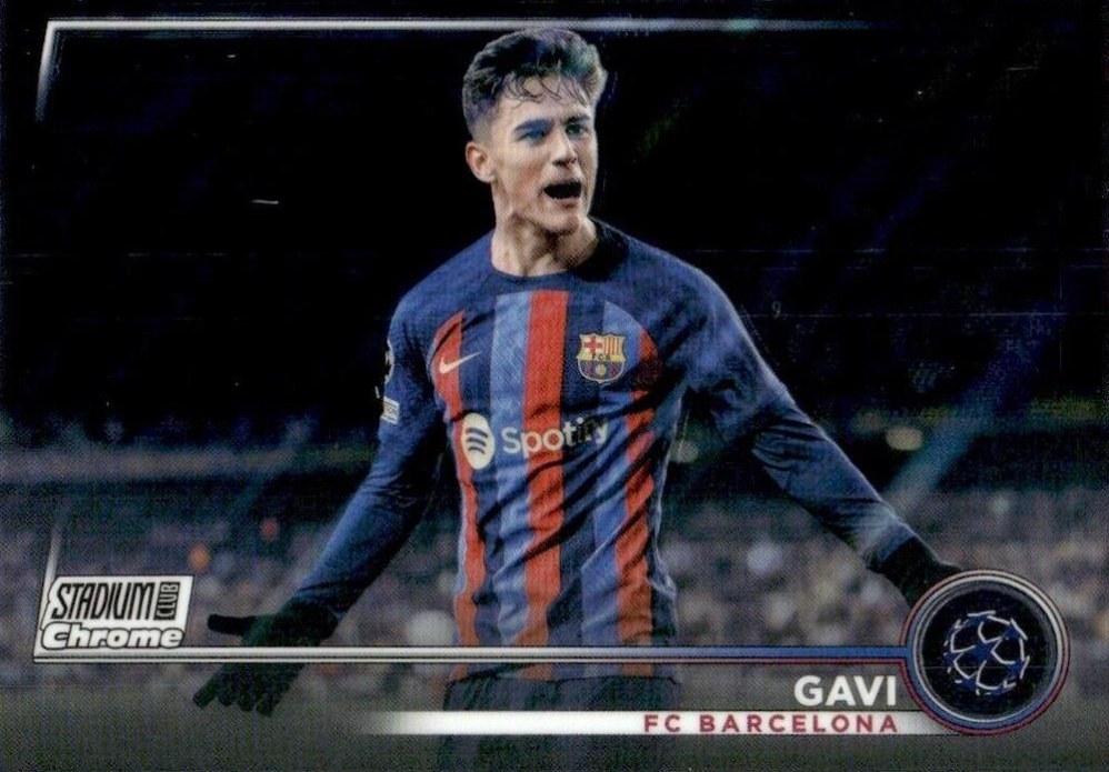 Gavi 2022 Topps Stadium Club Chrome UEFA 68