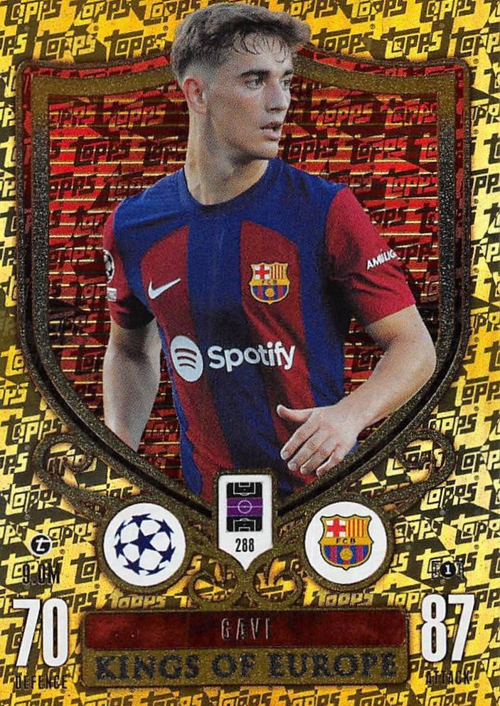 Gavi 2023 Topps Match Attax UEFA Club Competitions Extra