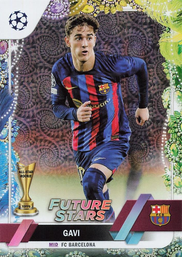 Gavi 2022 Topps UEFA Club Competitions Carnaval Edition