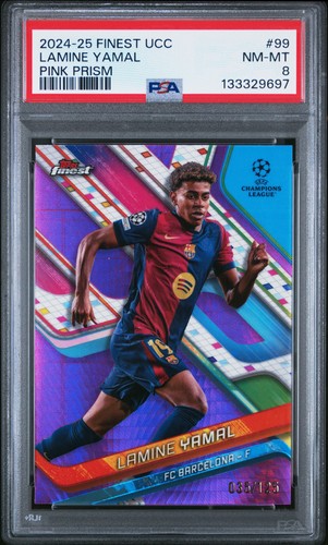 Gavi Yamal 2024 Topps Finest Prisma Lamina /125