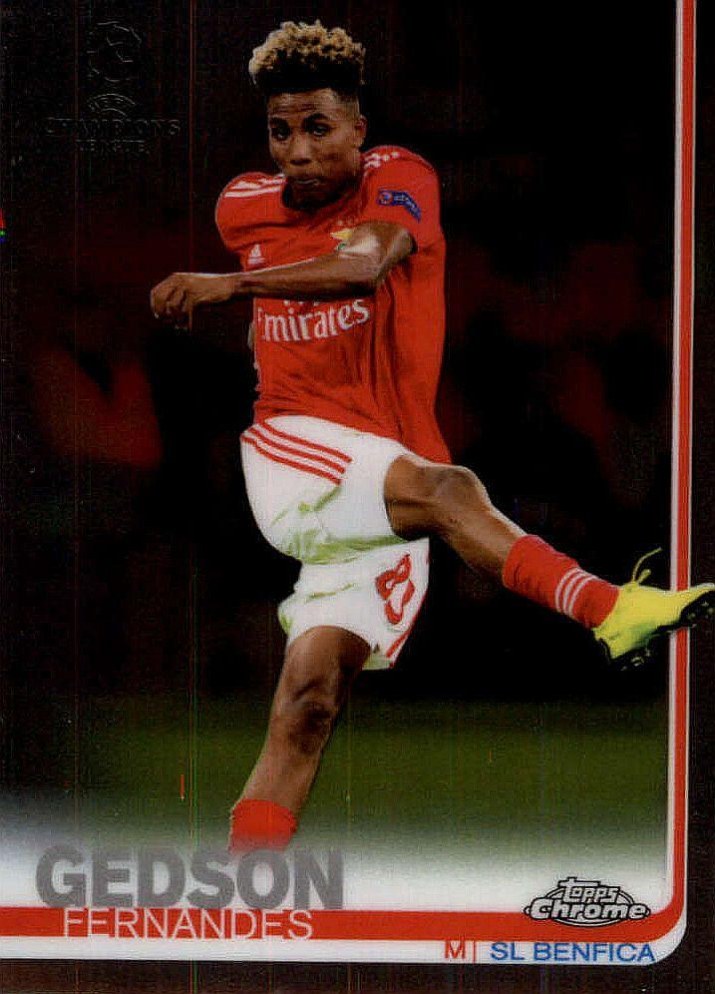 Gedson Fernandes 2018 Topps Chrome UCC 13