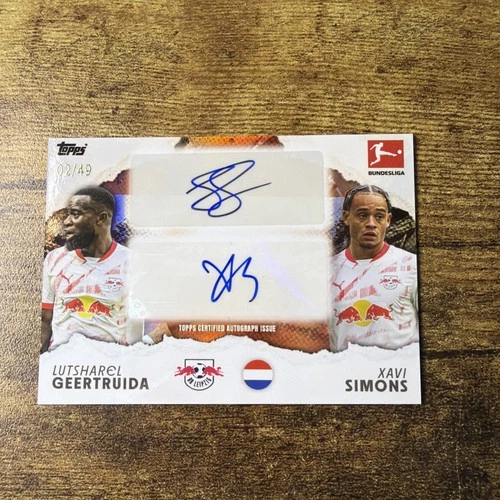 Geertruida & Simons 2024 Topps Bundesliga International Stars /49