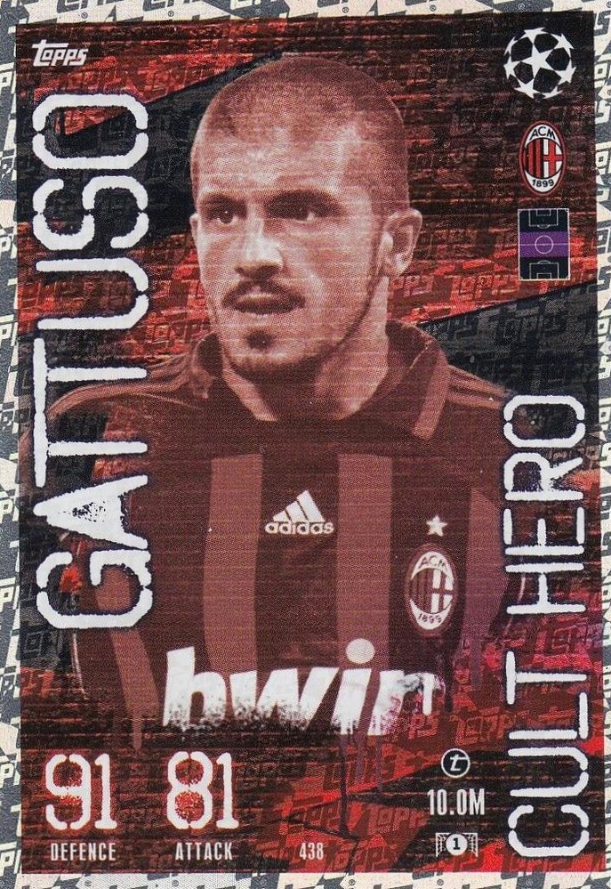 Gennaro Gattuso 2023 Topps Match Attax UEFA Club Competitions