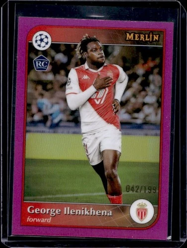 George Ilenikhena 2024 Topps Merlin Chrome Pink Refractor /199