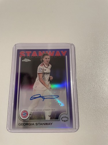 Georgia Stanway 2024 Topps Chrome Purple /75