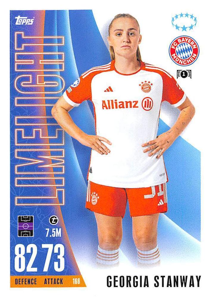 Georgia Stanway 2023 Topps Match Attax UEFA Club Competitions Extra