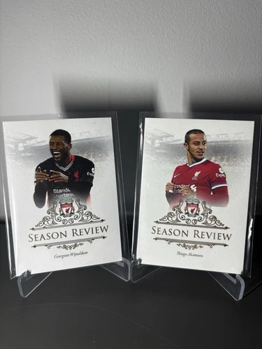 Georginio Wijnaldum & Thiago Alcantara 2021 Panini Futera Season Review /30
