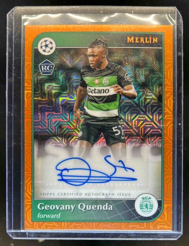 Geovany Quenda 2024 Topps Merlin Chrome Orange Refractor /25