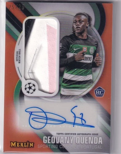 Geovany Quenda 2024 Topps Merlin UEFA Orange /25
