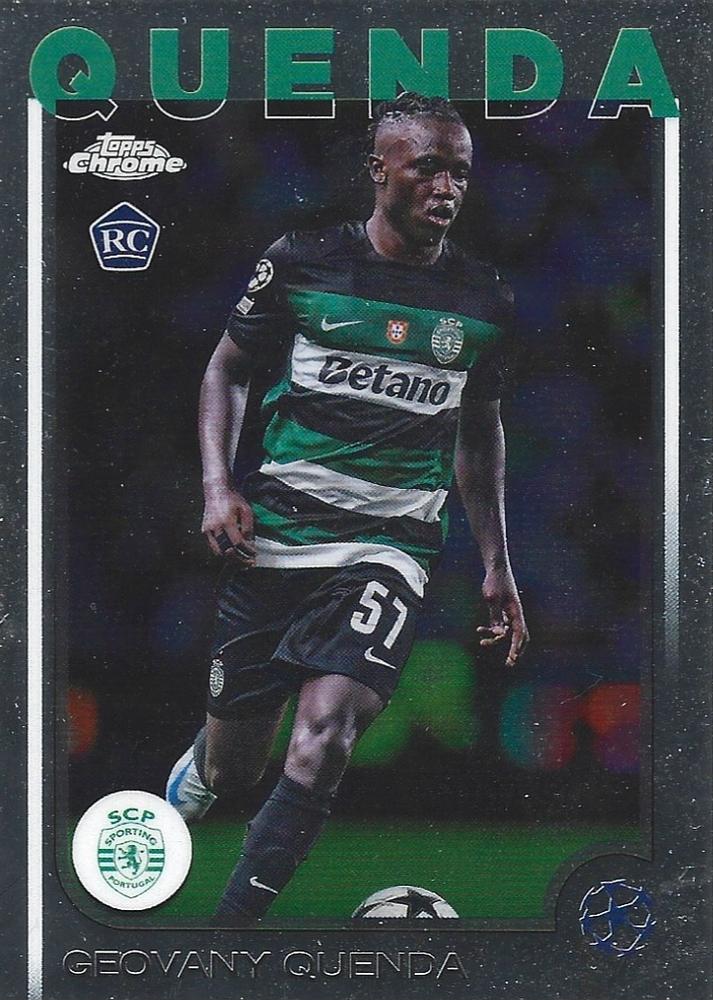 Geovany Quenda 2024 Topps Chrome UEFA Club Competitions