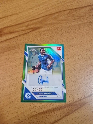 Gerald Asamoah 2025 Topps Bundesliga Chrome Green /99