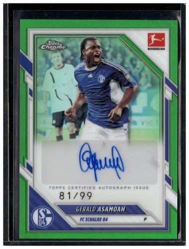 Gerald Asamoah 2025 Topps Chrome Green /99