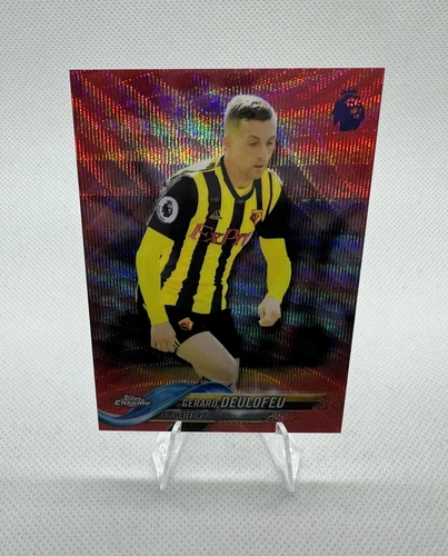 Gerard Deulofeu 2018 Topps Chrome Red Wave /10