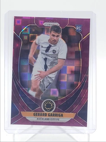 Gerard Garriga 2025 Panini Prizm World Cup Purple Pandora /49