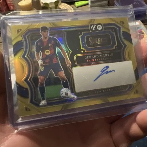 Gerard Martin 2025 Panini Select Gold Prizm /10