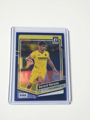 Gerard Moreno 2023 Panini Donruss FIFA Optic Blue /99