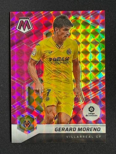 Gerard Moreno 2022 Panini Mosaic Pink Mosaic Prizm /25