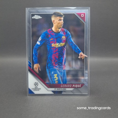 Gerard Piqué 2021 Topps Chrome UCL