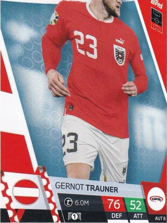 Gernot Trauner 2024 Topps Match Attax UEFA EURO