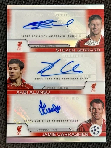 Gerrard, Alonso, Carragher 2024 Topps Chrome /25