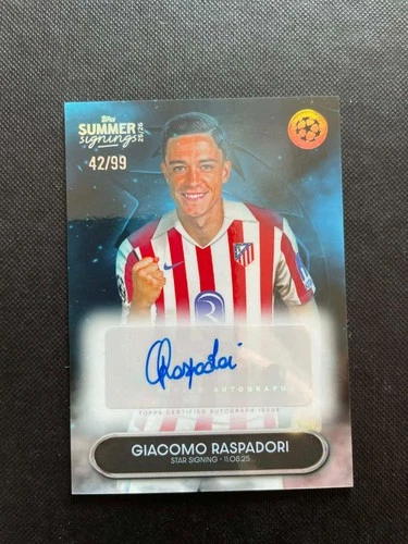 Giacomo Raspadori 2025 Topps Chrome /99