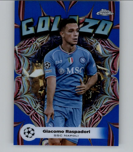 Giacomo Raspadori 2023 Topps Chrome Blue /150