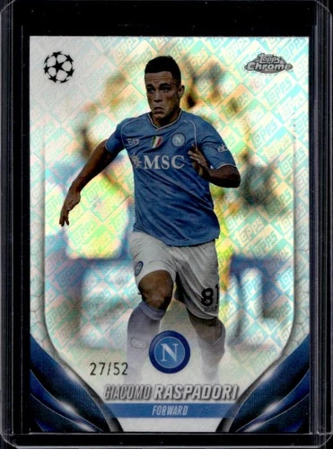 Giacomo Raspadori 2023 Topps Cromo UEFA Toppsfractor /52