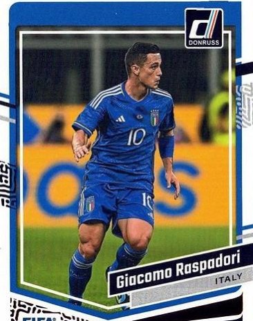 Giacomo Raspadori 2023 Panini Donruss