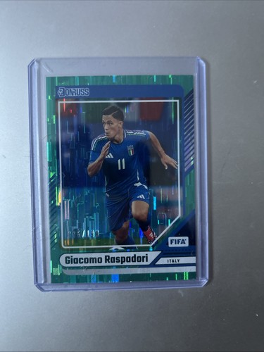 Giacomo Raspadori 2024 Panini Donruss FIFA Teal /199