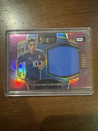 Giacomo Raspadori 2022 Panini Select FIFA Purple Prizm /49