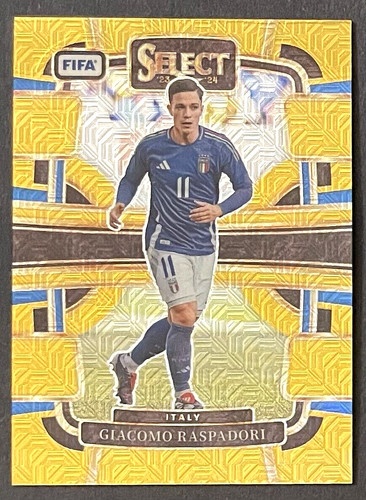 Giacomo Raspadori 2023 Panini Select Gold Mojo /10