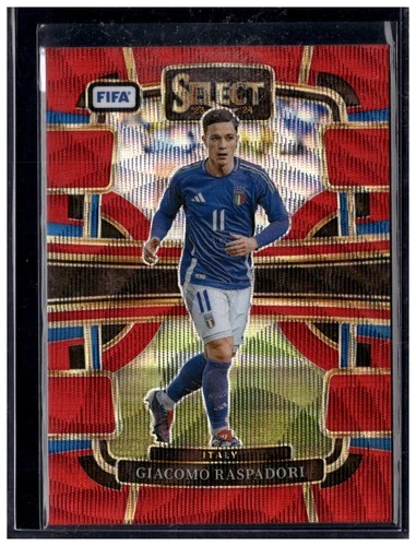 Giacomo Raspadori 2023 Panini Select Red Wave /149