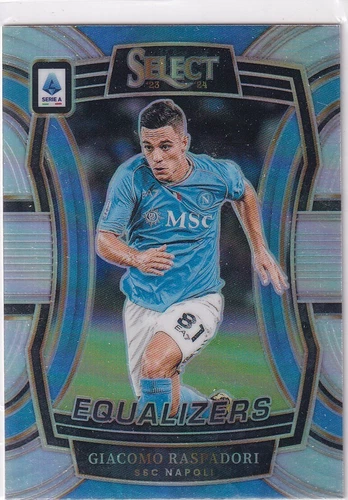 Giacomo Raspadori 2023 Panini Select Serie A Silver Prizm