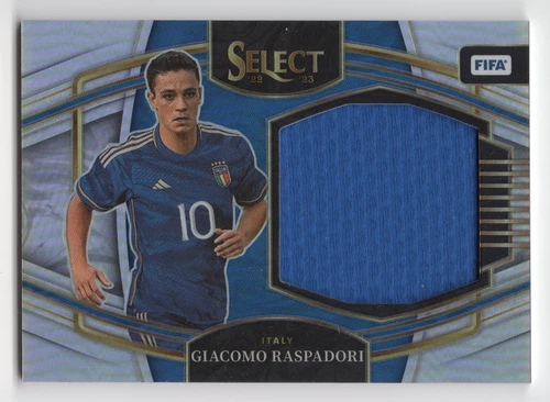 Giacomo Raspadori 2022 Panini Select Silver Prizm